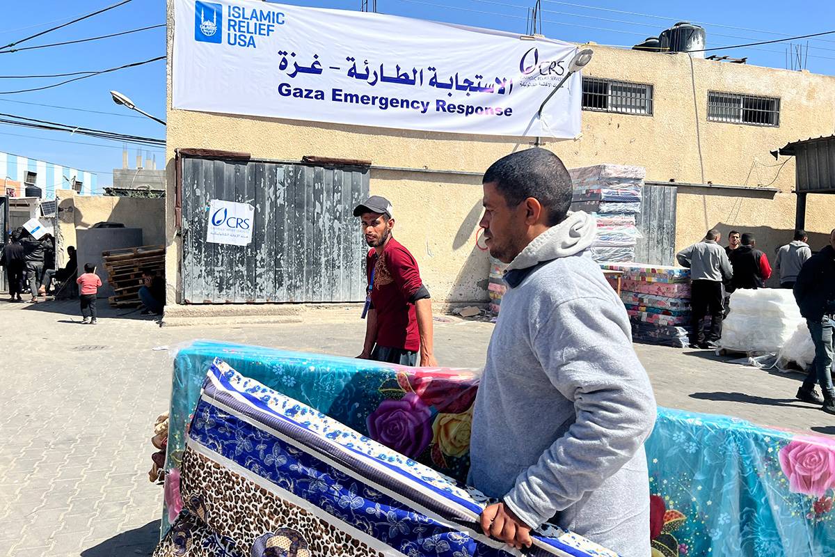 Household needs for 1,585 displaced people 